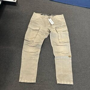 Men’s Rare G Star Jeans Backdrop Superstretch Canvas New NWT Sz 36/30 Vint Dust